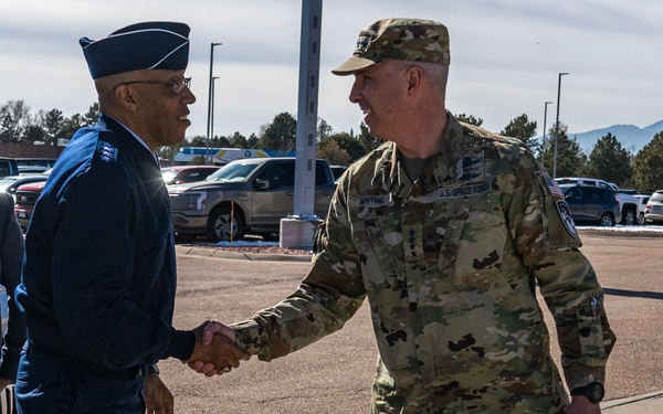 USSPACECOM host Chairman Joint Chiefs of Staff