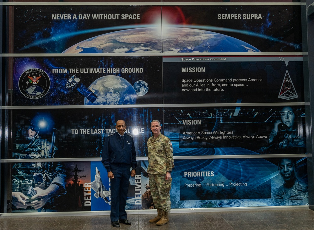 USSPACECOM host Chairman of the Joint Chiefs of Staff