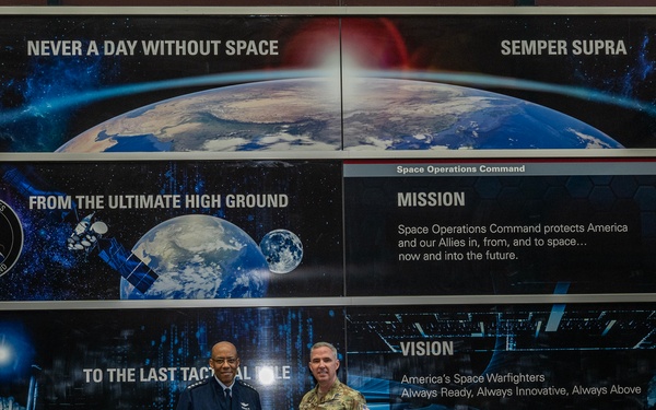 USSPACECOM host Chairman of the Joint Chiefs of Staff