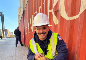 Coast Guard marine inspectors rescue dog from shipping container in Seabrook, Texas