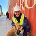 Coast Guard marine inspectors rescue dog from shipping container in Seabrook, Texas