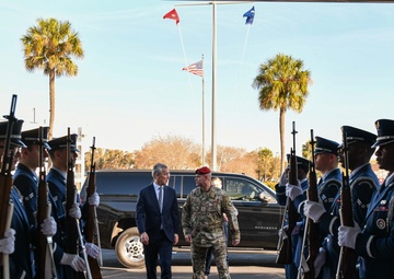 USSOCOM hosts NATO Secretary General during visit with troops