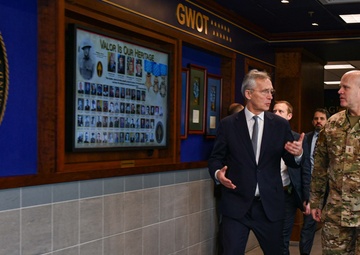 USSOCOM hosts NATO Secretary General during visit with troops