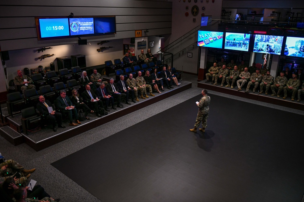 USSOCOM hosts NATO Secretary General during visit with troops