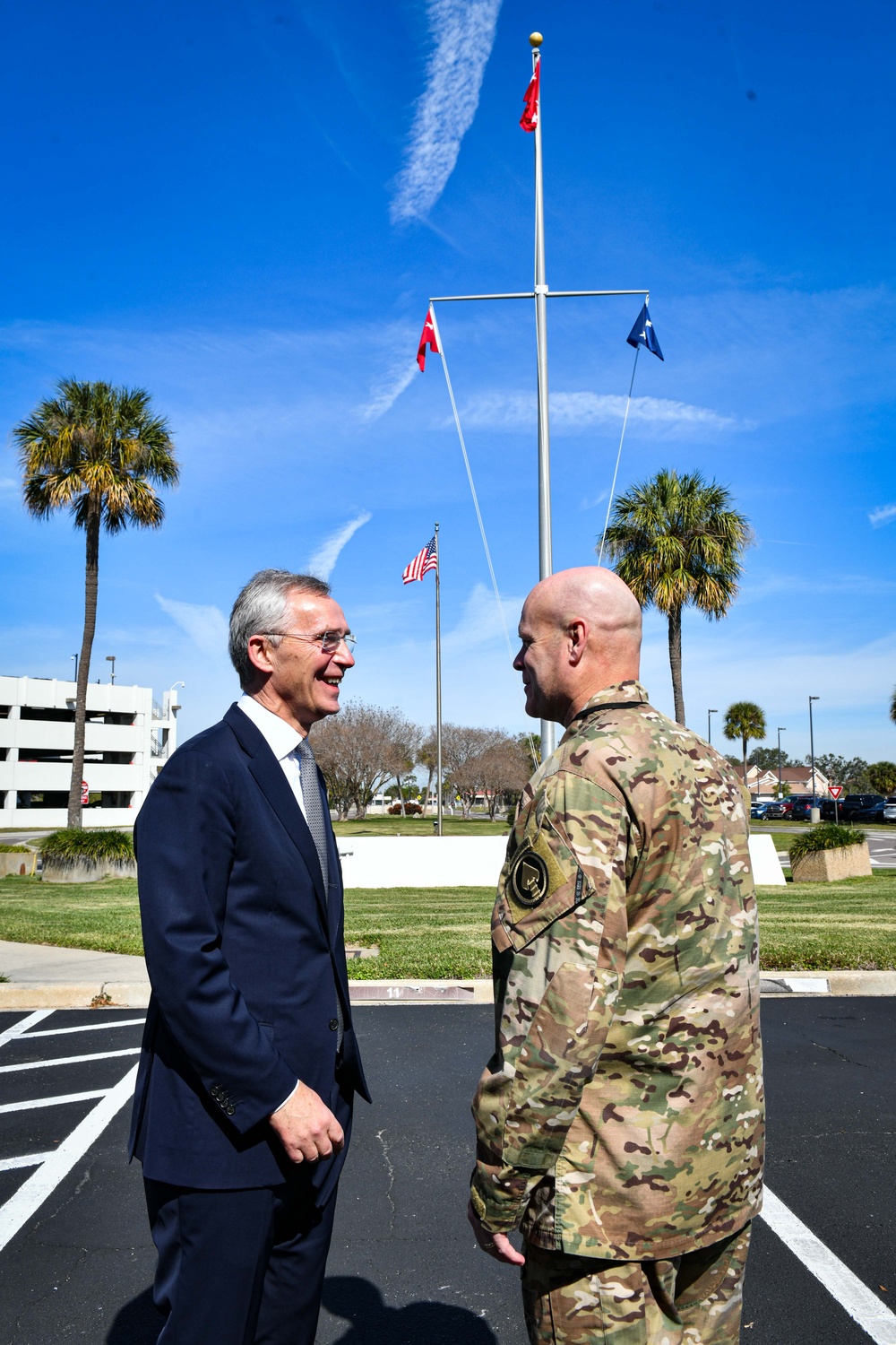 USSOCOM hosts NATO Secretary General during visit with troops