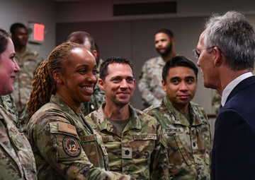 USSOCOM hosts NATO Secretary General during visit with troops