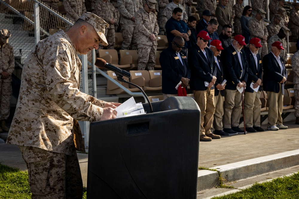 7th Marine Regiment conducts a relief and appointment ceremony