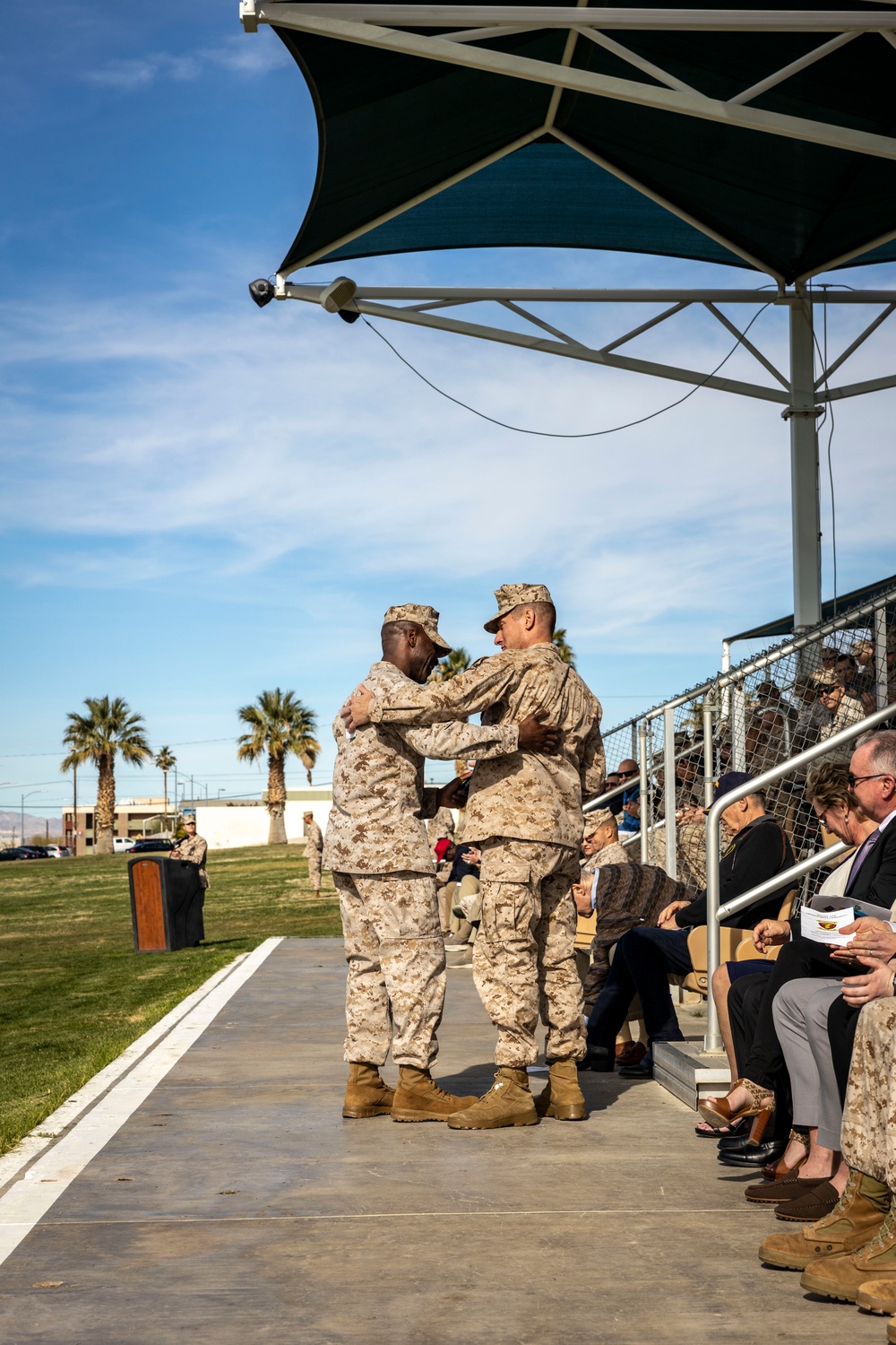 7th Marine Regiment conducts a relief and appointment ceremony