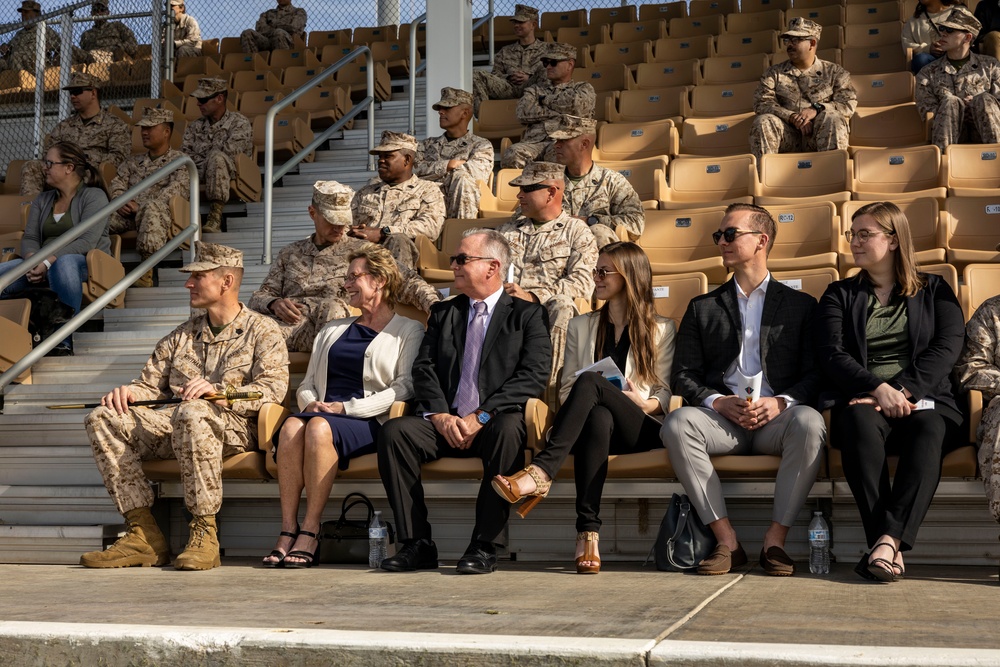 7th Marine Regiment conducts a relief and appointment ceremony