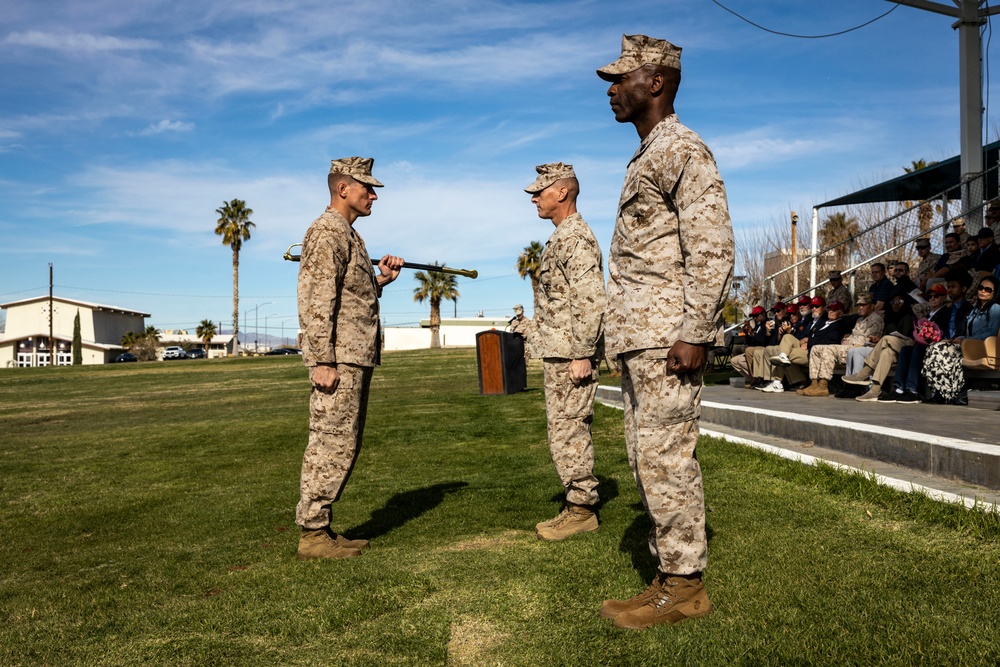 7th Marine Regiment conducts a relief and appointment ceremony