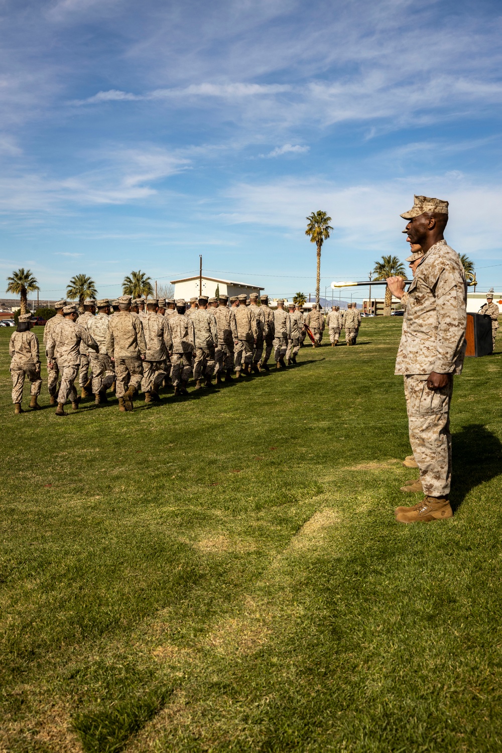 7th Marine Regiment conducts a relief and appointment ceremony