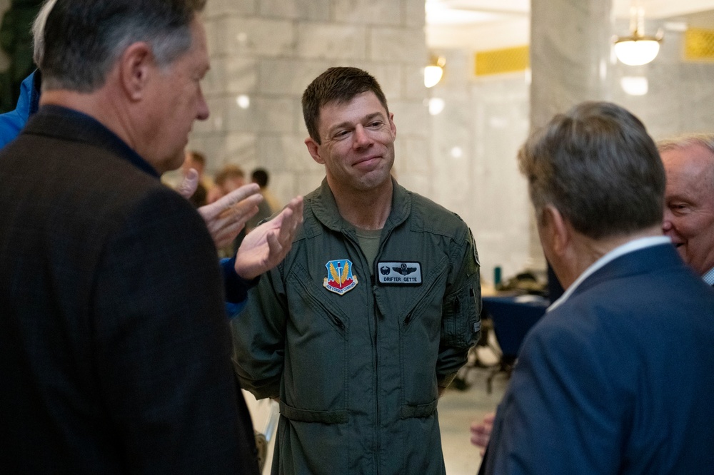 388th Fighter Wing engages with state legislators at the Utah State Capitol