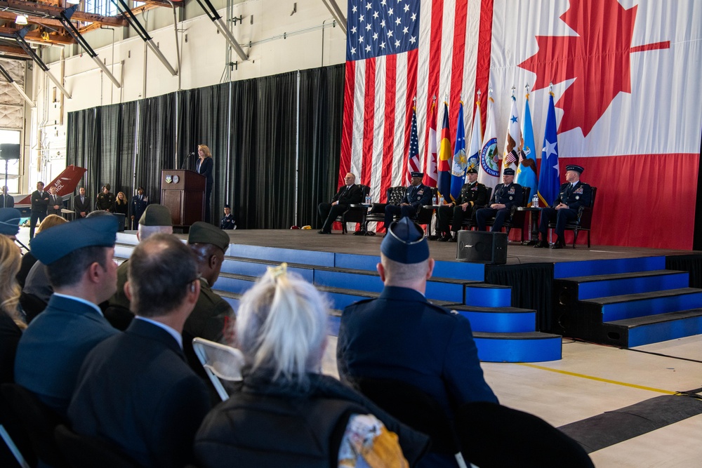 DSD Hicks Attends USNORTHCOM and NORAD CoC Ceremony