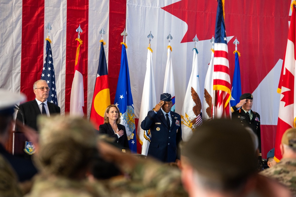 DSD Hicks Attends USNORTHCOM and NORAD CoC Ceremony