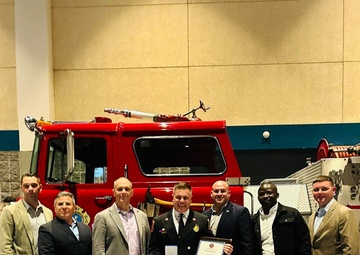 Reserve Marine awarded fire department Medal of Honor