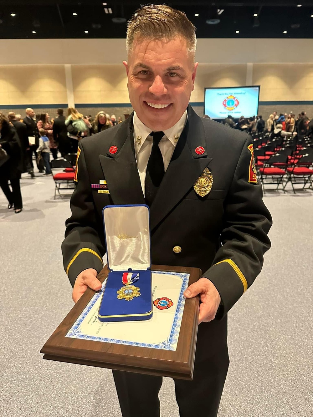 Reserve Marine awarded fire department Medal of Honor