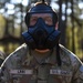 Army recruits enter the gas chamber