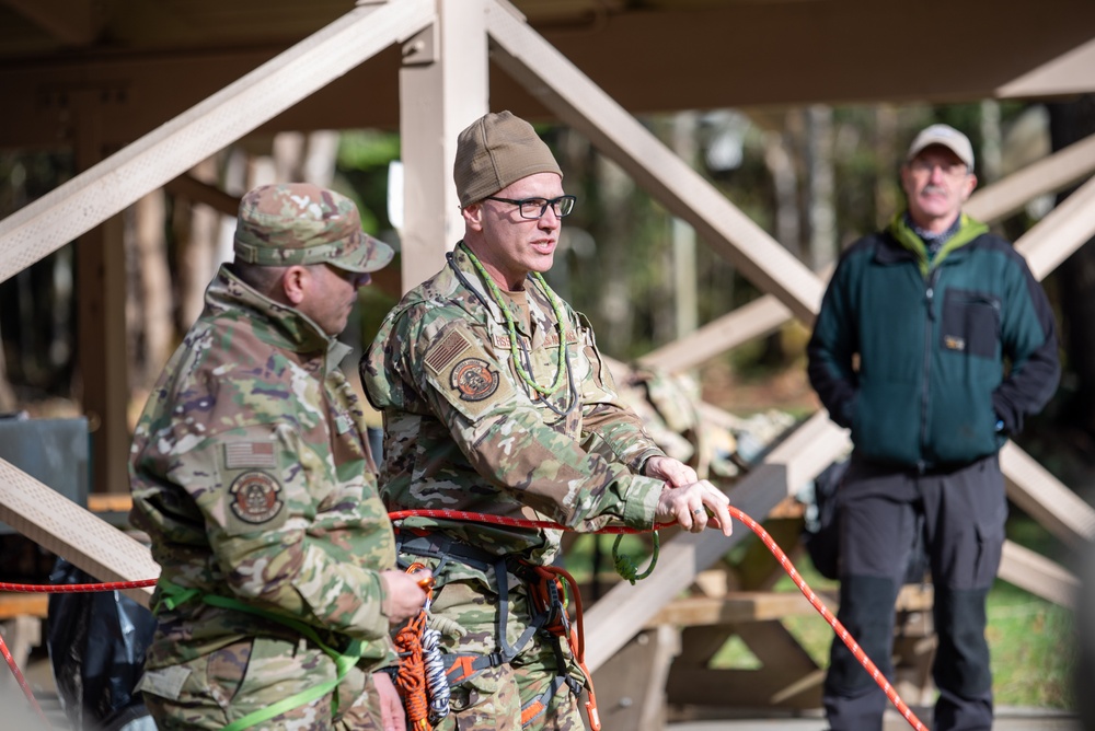 142nd Medical Group conducts survival training near Mt. Hood