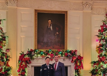 Air National Guard couple visits White House for First Lady event