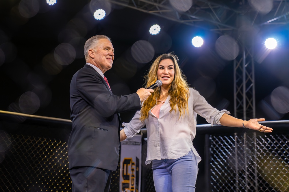 MCAS Yuma hosts MMA Fight Night with guest of honor, Miesha Tate