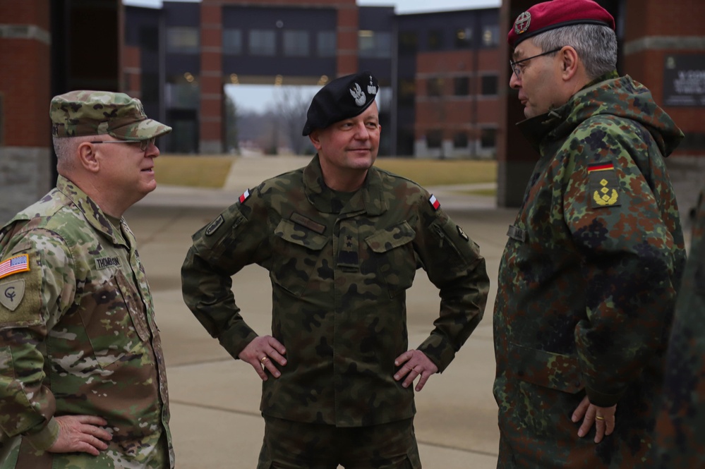 The Chief of Staff of the German Army Visits Victory Headquarters