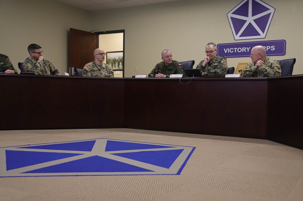 The Chief of Staff of the German Army Visits Victory Headquarters