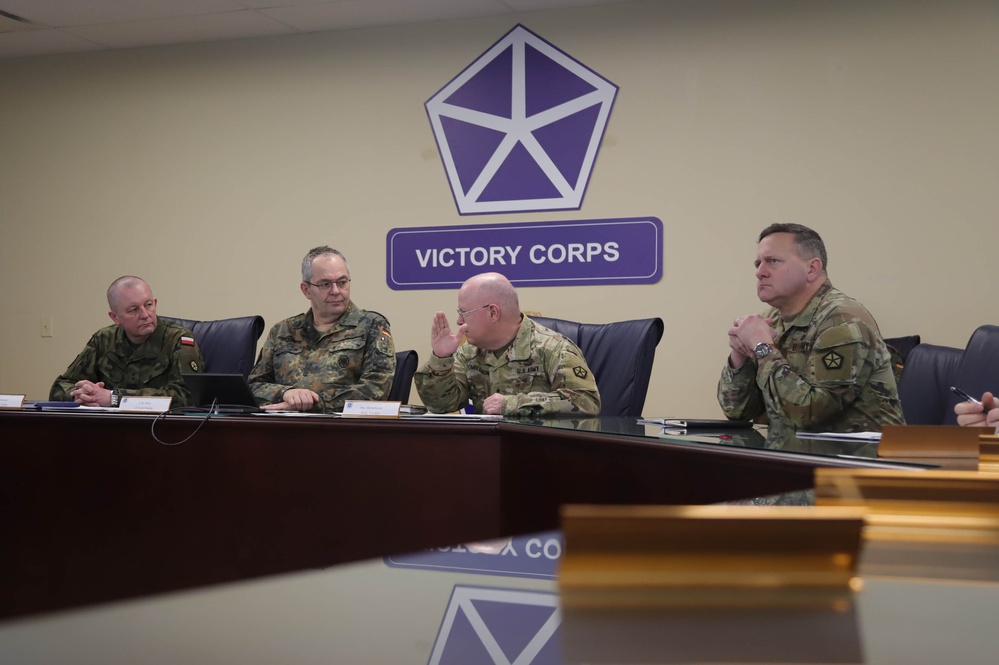 The Chief of Staff of the German Army Visits Victory Headquarters