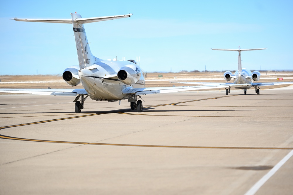 Laughlin's flight line