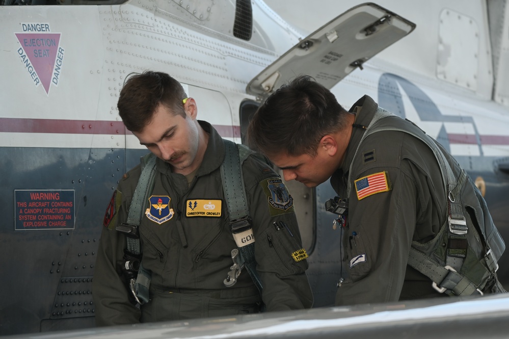 Laughlin's flight line