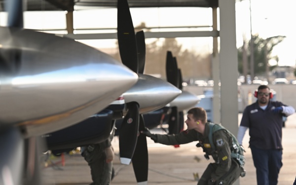 Laughlin's flight line