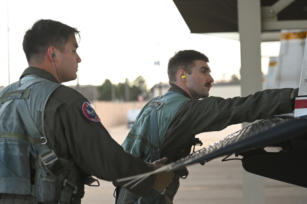 Laughlin's flight line