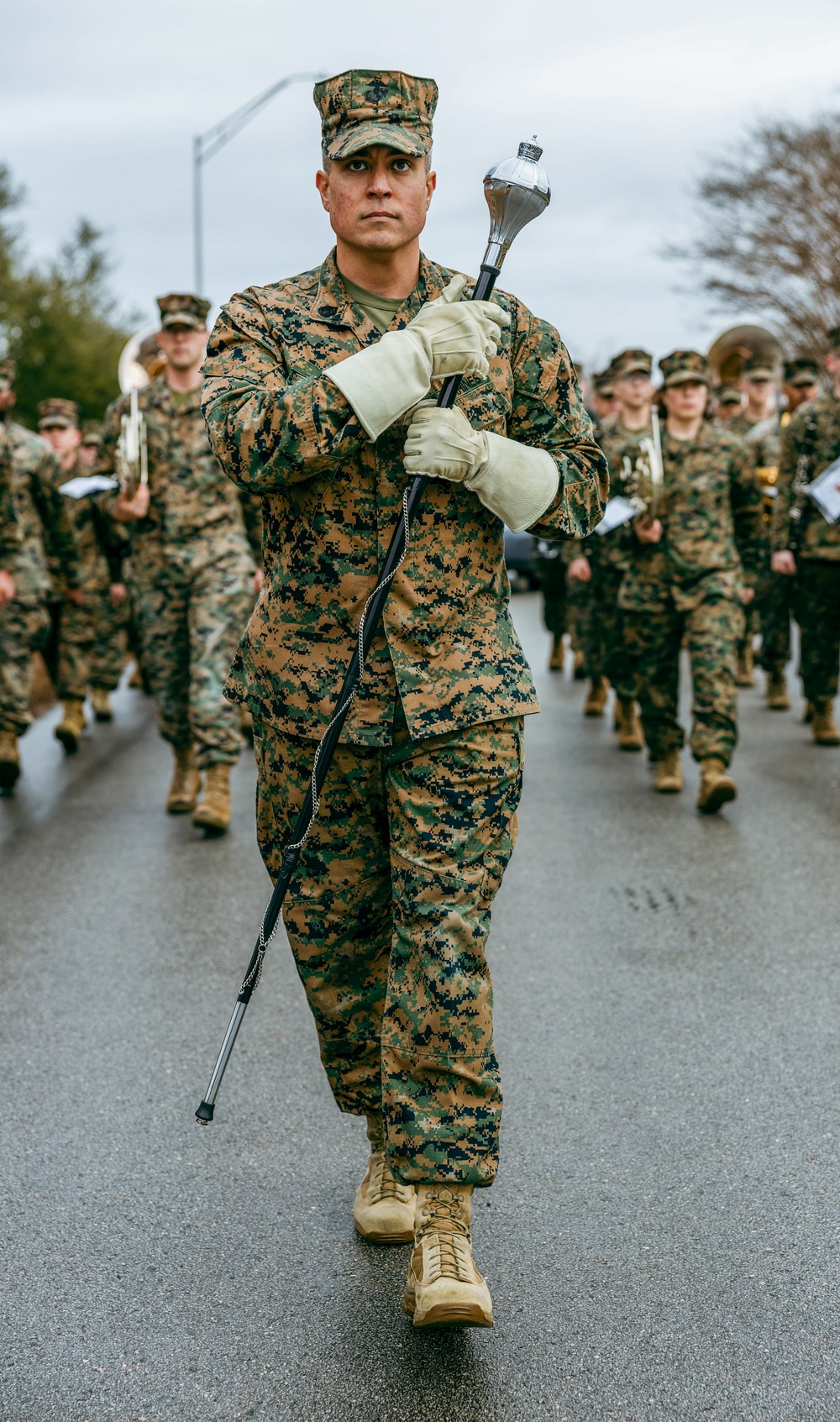 2d Marine Division Band Mardi Gras Rehearsal