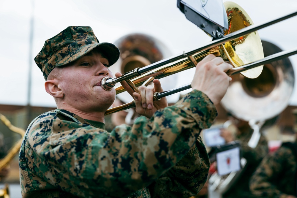 2d Marine Division Band Mardi Gras Rehearsal