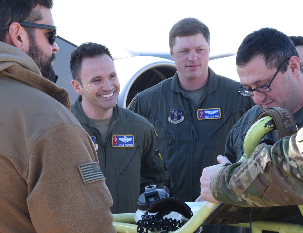 Lt. Col. Lacy Gunnoe Fini Flight