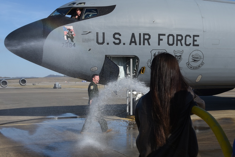 Lt. Col. Lacy Gunnoe Fini Flight