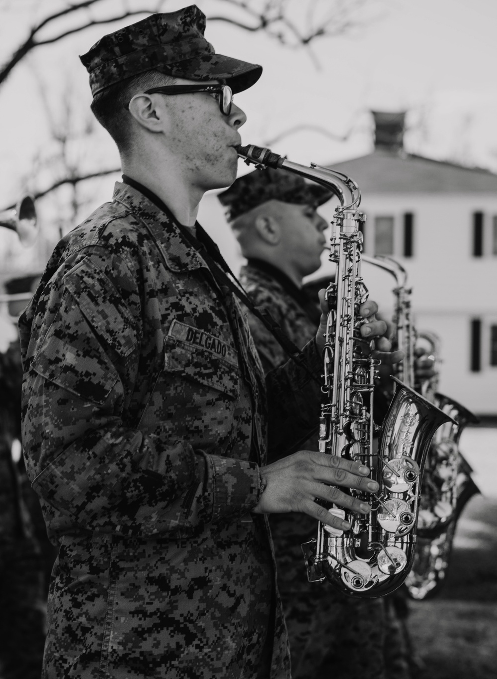 2d Marine Division Band Mardi Gras Rehearsal