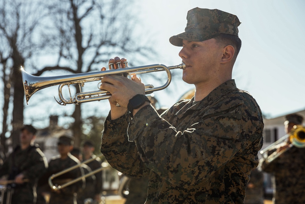 2d Marine Division Band Mardi Gras Rehearsal