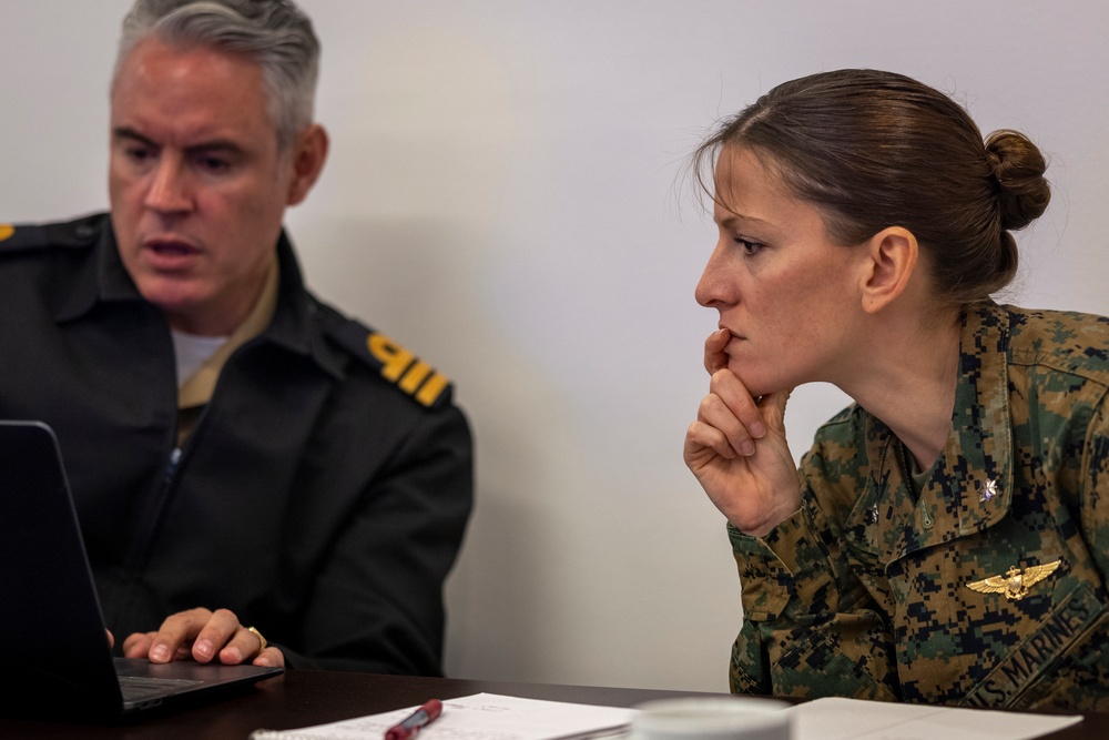 U.S. Marine Corps Forces, South, and Infantería de Marina de Colombia participates in staff planner working group