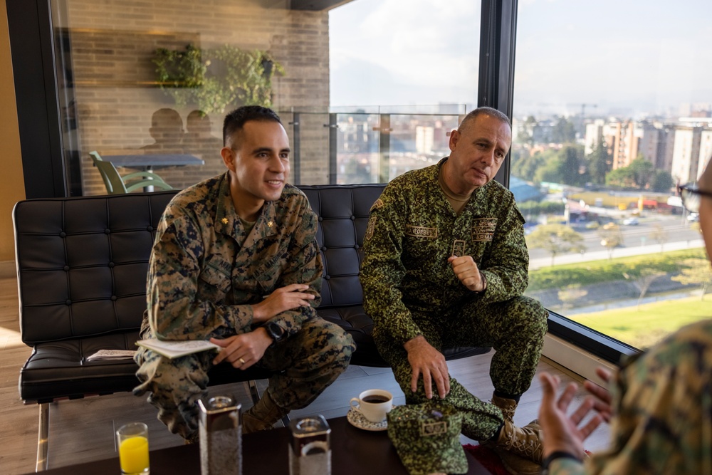 U.S. Marine Corps Forces, South, and Infantería de Marina de Colombia participates in staff planner working group