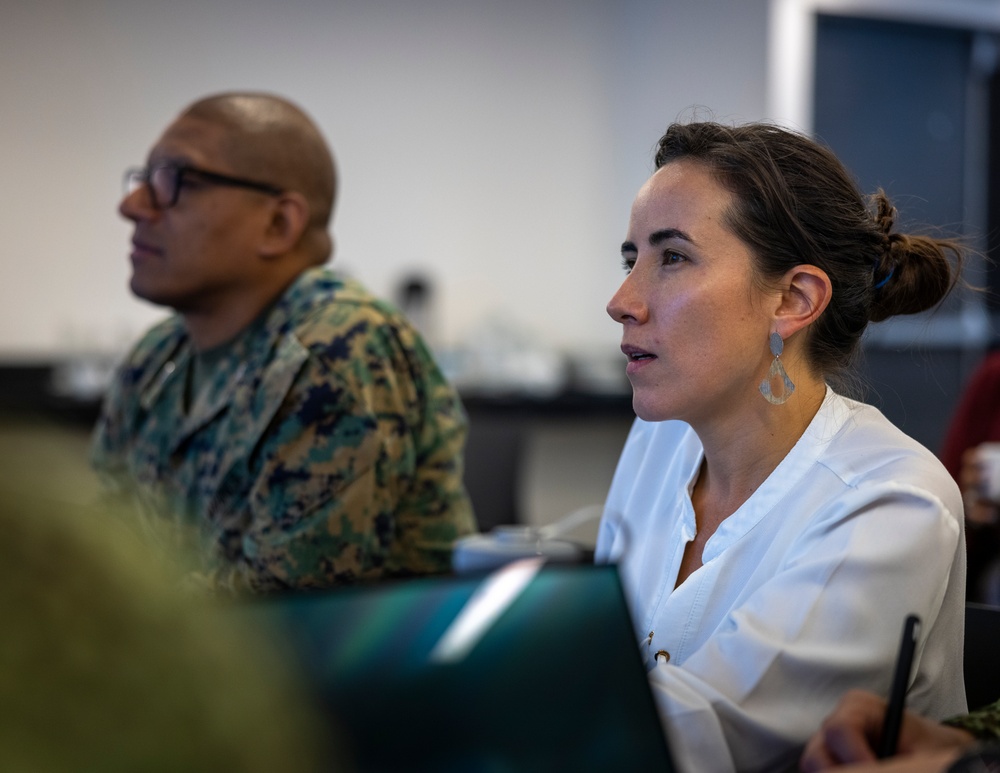 U.S. Marine Corps Forces, South, and Infantería de Marina de Colombia participates in staff planner working group