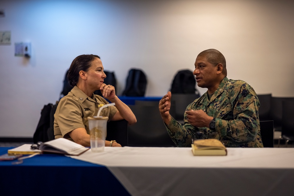 U.S. Marine Corps Forces, South, and Infantería de Marina de Colombia participates in staff planner working group