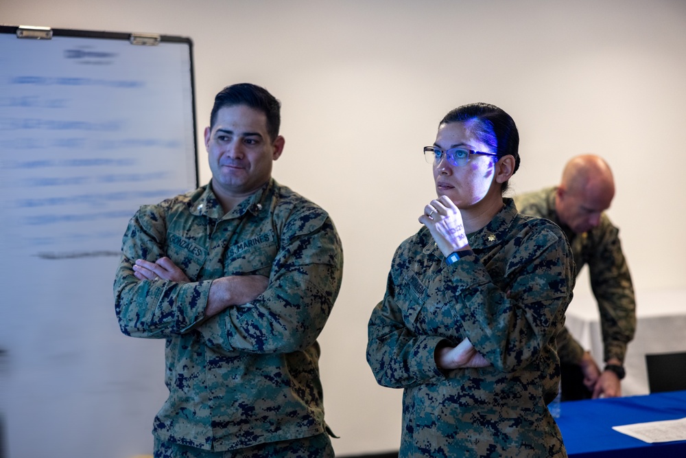 U.S. Marine Corps Forces, South, and Infantería de Marina de Colombia participates in staff planner working group