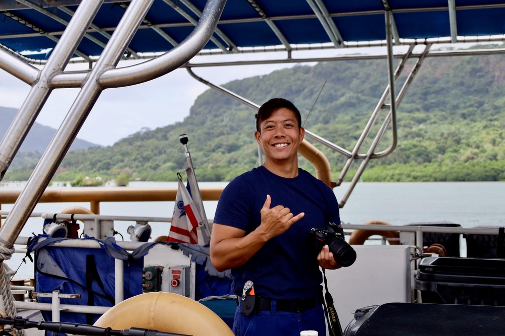 U.S. Coast Guard sails to outer islands of Federated States of Micronesia with needed equipment and supplies