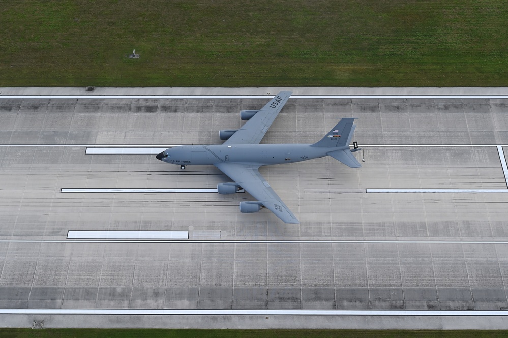 Cope North 2024 Multinational Elephant Walk at Andersen AFB