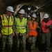 JTF-RH and NCT-RH Visit the Red Hill Bulk Fuel Storage Facility with the commander of Navy Installations Command