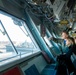 USS Gerald R. Ford (CVN 78) Commanding Officer Capt. Rick Burgess gave a tour of the ship's bridge to members of the USSTRATCOM Component Commanders Conference of, Feb. 5, 2024.