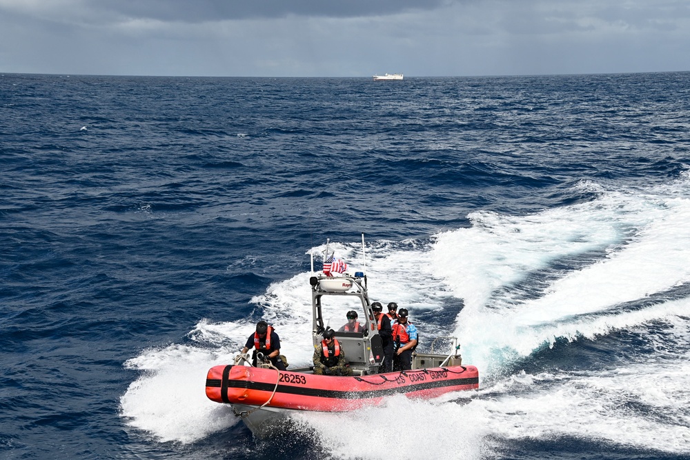 U.S. Coast Guard Cutter Harriet Lane, Samoan shipriders conduct boardings