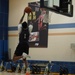 Slam dunk during intramural basketball game at NWS Yorktown