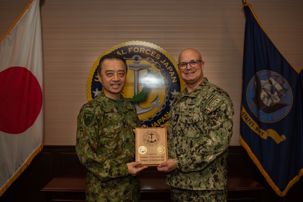 Office Call with Rear Adm. Carl Lahti and JGSDF