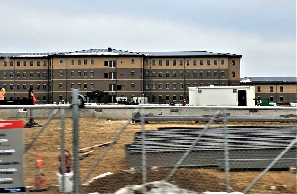 Steel framing underway on $28 million-plus transient training barracks project at Fort McCoy